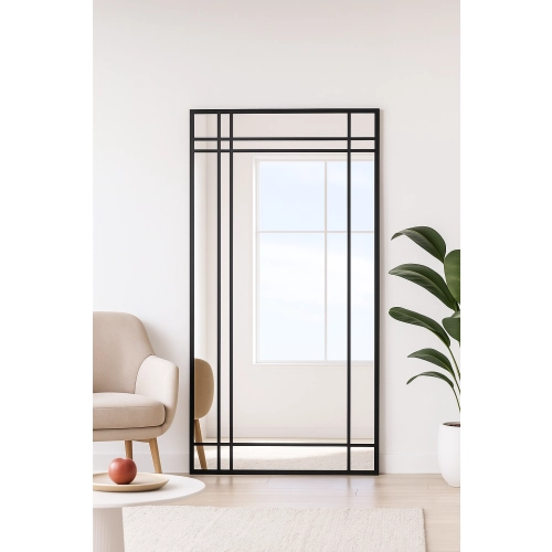 Lustro loft ze szprosami - MARKUS - kolor ramy do wyboru